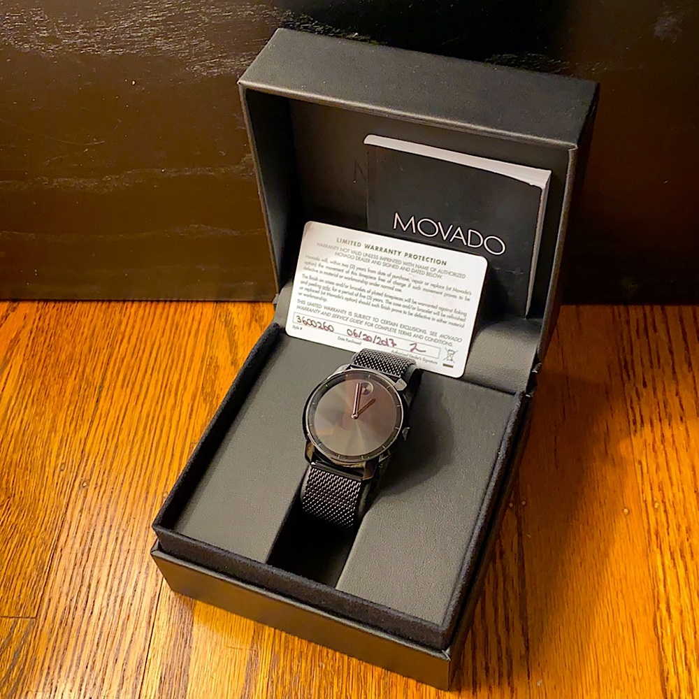 Movado Bold Evolution Watch in Black